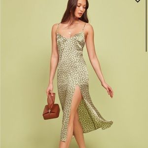 Reformation green Britten dress